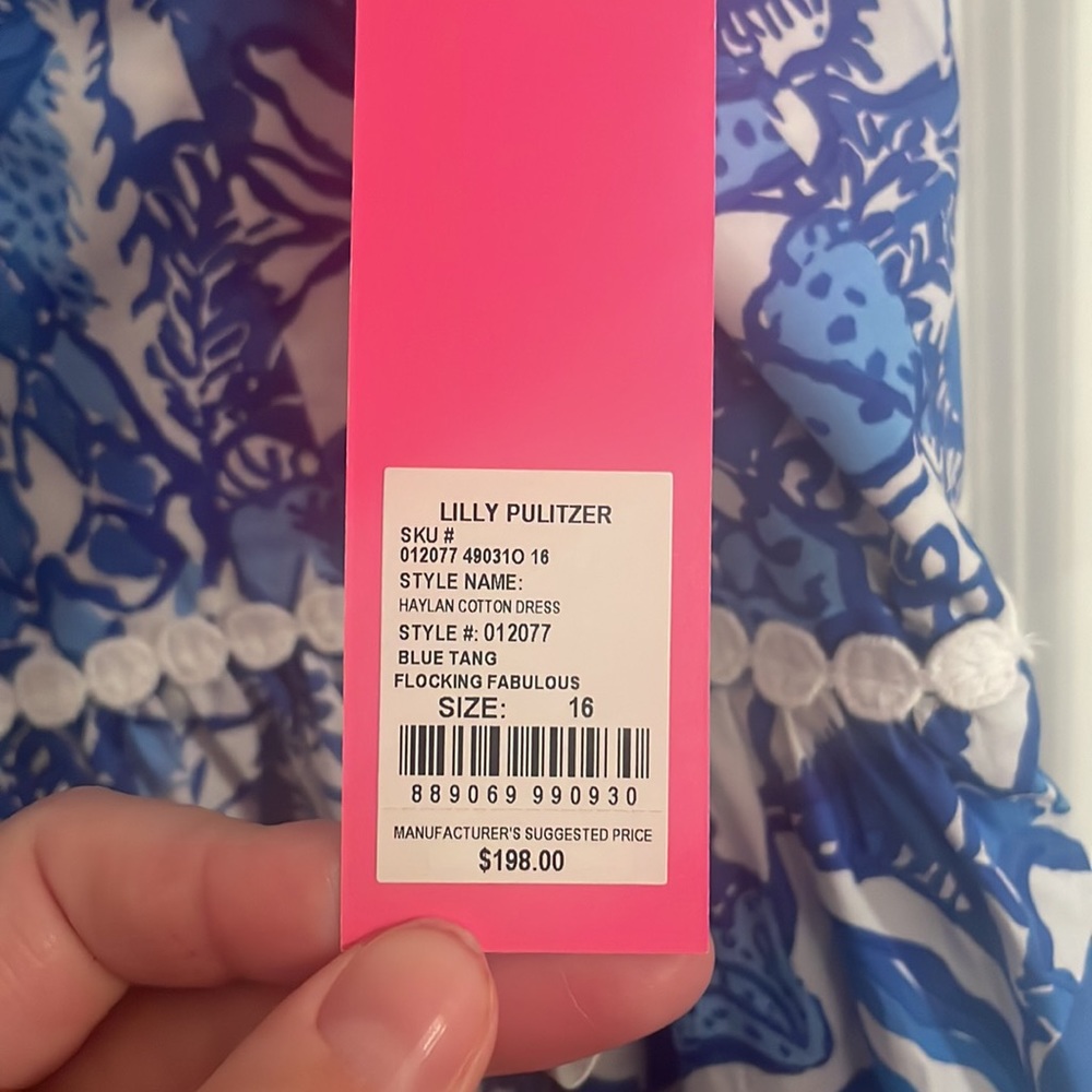 NEW Lilly Pulitzer Haylan Cotton Dress - Picture 12 of 12